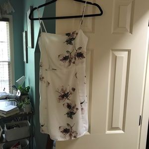 American Threads White Floral Dress